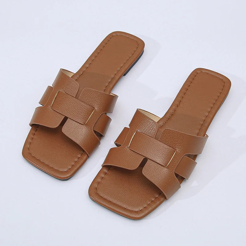 MORANDO - H LUXURIÖSE FLACHE SANDALE