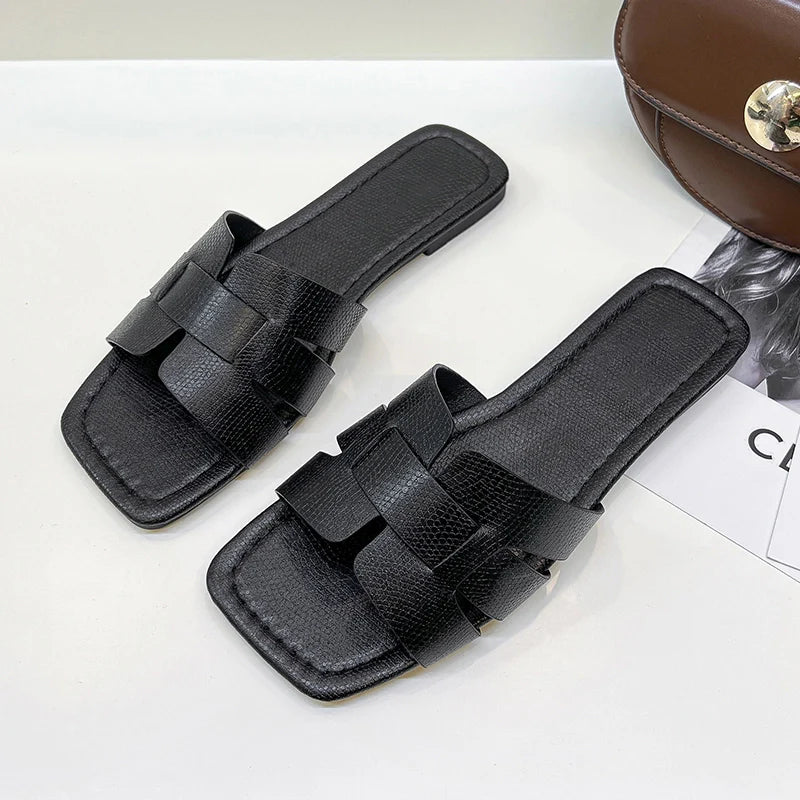 MORANDO - H LUXURIÖSE FLACHE SANDALE