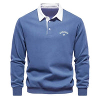 Noah | Herren Eleganter Polopullover in Blau