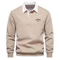 Noah | Herren Eleganter Polopullover in Beige