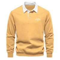 Noah | Herren Eleganter Polopullover in Gelb