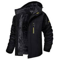 Gustav - Wind Und Wasserdichte Jacke in Schwarz