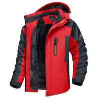 Gustav - Wind Und Wasserdichte Jacke in Rot