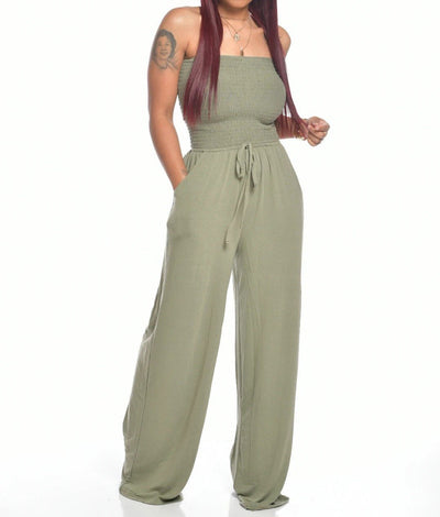 Christine - Figurbetonter Jumpsuit ohne Träger für Damen