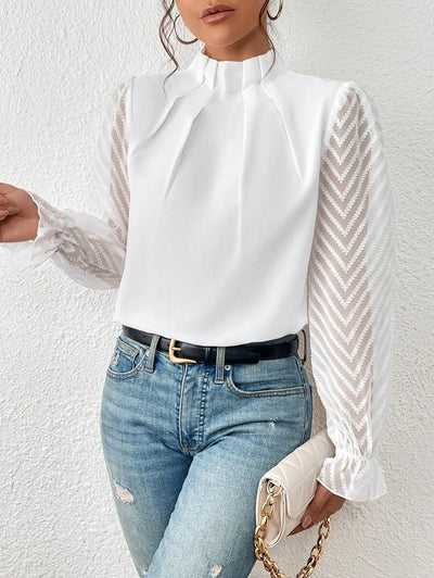 Fudus | Lässiges Chiffon Chic Top