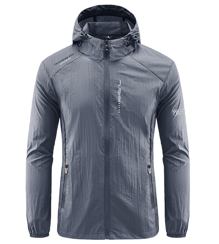 Herren Warme Dünne Softshelljacke mit Kapuze | Ideal für den Winter