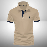 Oskar | Herren Poloshirt Klassisch in Khaki