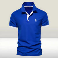 Oskar | Herren Poloshirt Klassisch in Blau