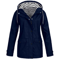 Merlia - Wasserdichte Jacke für Damen in Dunkelblau