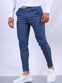 Penn | Herren Slim Fit Chinohose mit Stretch in Königsblau