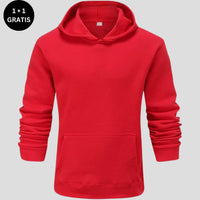 TILMAN™ - Kapuzensweatshirt für Frühling und Herbst in Rot