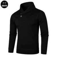 NOLAN™ - Eleganter herbst-pullover für herren in Schwarz