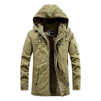 JACKSON – Die kuschelige Fleecejacke für kalte Tage in Khaki