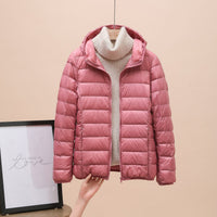 NOLA – Ultraleichte wattierte Jacke in Hellrosa