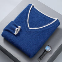 Harvey - Ultraweicher Pullover für Wärme und Stil. in Marineblau