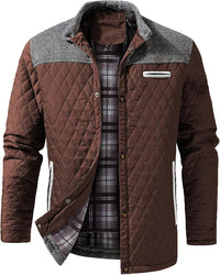 Malek -  Colorblock-Jacke | Setze ein Statement in Braun