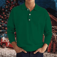 Maxim – LANGARM-POLOSHIRT in Grün