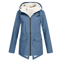 AMELIA - Outdoor-Regenmantel für Damen in Blau
