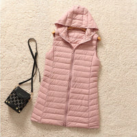 Aya - Die kuschelige und modische wattierte Jacke mit Kapuze in Rosa