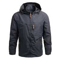 Wasserdichte winddichte Jacke - FENDLER in Grau