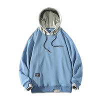 Maxence -  Klassischer Urbaner Hoodie in Blau