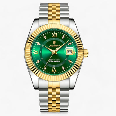 Fudus | Rund Herrenarmbanduhr Aus Edelstahl