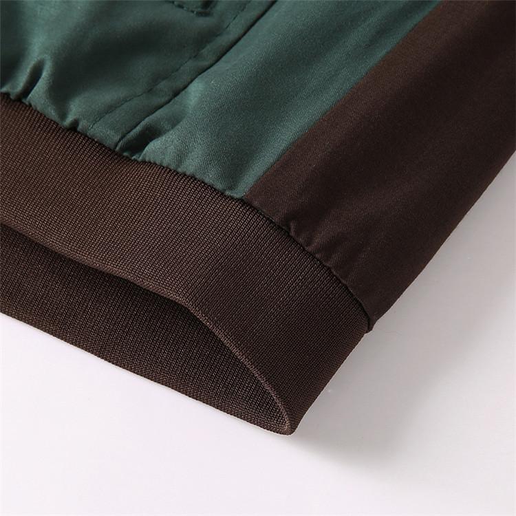 Nolan | Colorblock-Bomberjacke mit Gerippten Manschetten