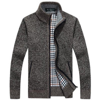 Iker - Bequeme Jacke mit Zipper in Braun