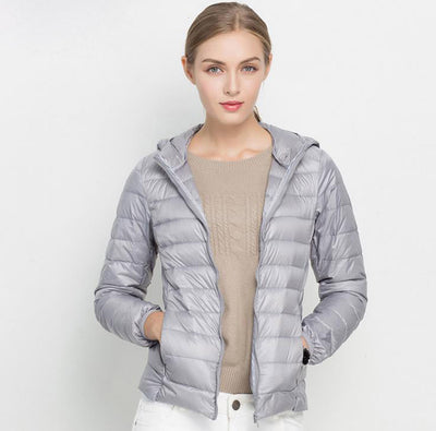 Schicke leichte Daunenjacke