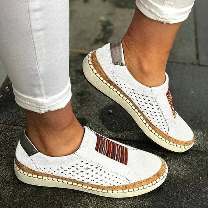 Petra - Boho Leinwandschuhe für Frauen