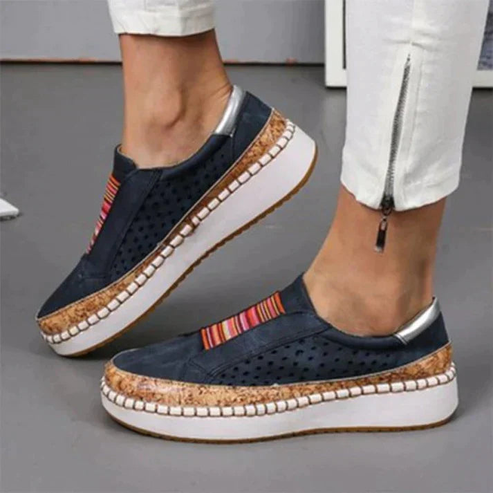 Petra - Boho Leinwandschuhe für Frauen