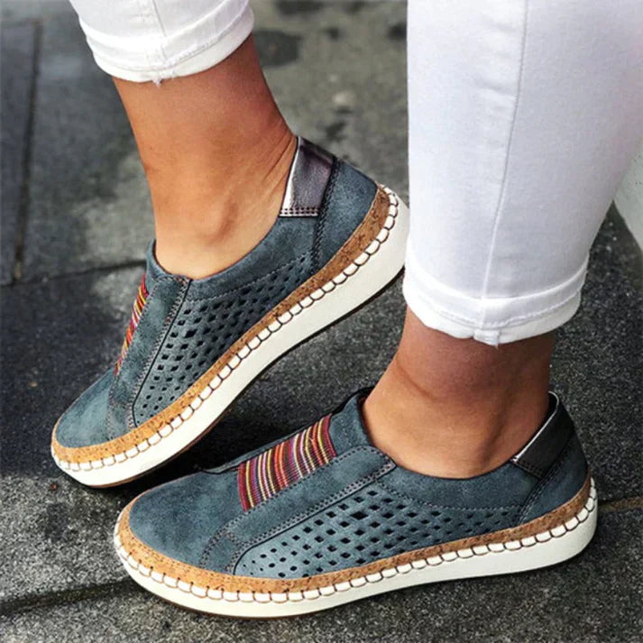 Petra - Boho Leinwandschuhe für Frauen