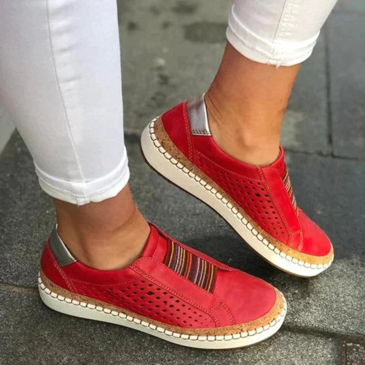 Petra - Boho Leinwandschuhe für Frauen