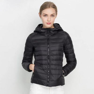Schicke leichte Daunenjacke