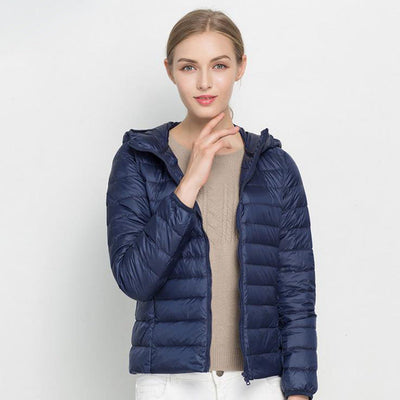 Schicke leichte Daunenjacke
