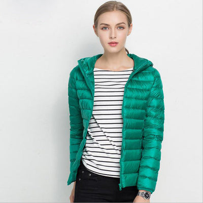 Schicke leichte Daunenjacke