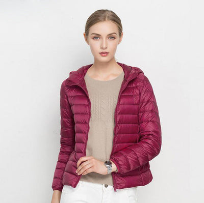 Schicke leichte Daunenjacke