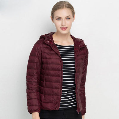 Schicke leichte Daunenjacke