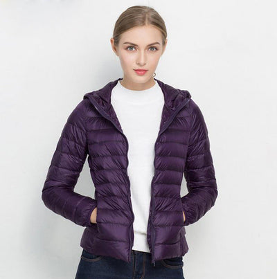 Schicke leichte Daunenjacke