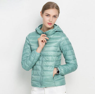 Schicke leichte Daunenjacke