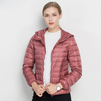 Schicke leichte Daunenjacke