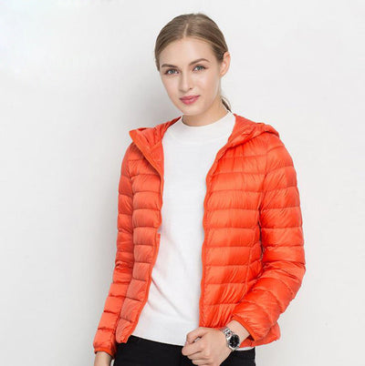 Schicke leichte Daunenjacke