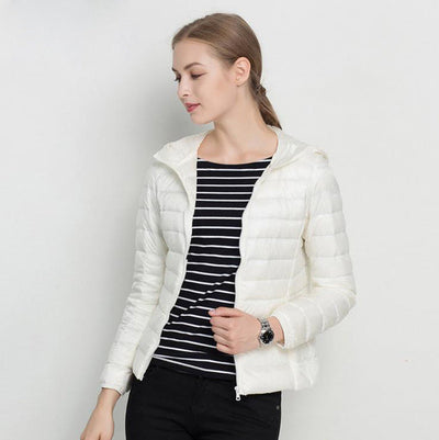 Schicke leichte Daunenjacke