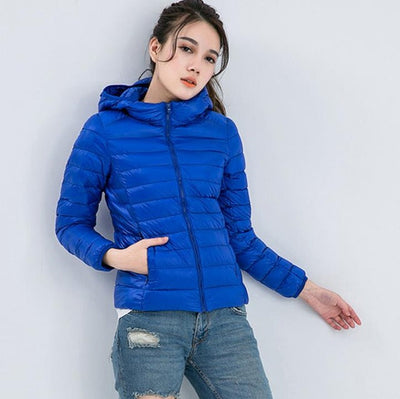 Schicke leichte Daunenjacke