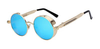 Juno | Vintage Steampunk-Sonnenbrille in Blau