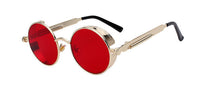 Juno | Vintage Steampunk-Sonnenbrille in Rot