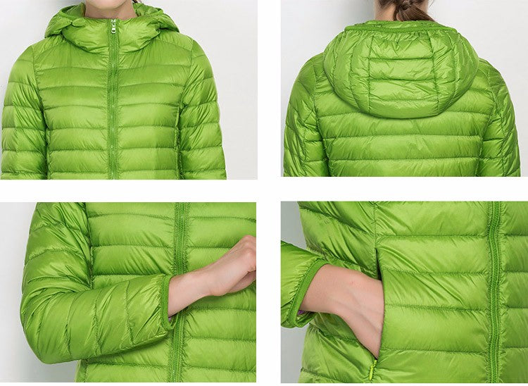 Schicke leichte Daunenjacke