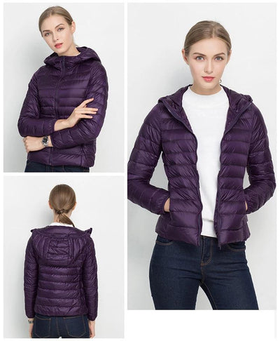 Schicke leichte Daunenjacke