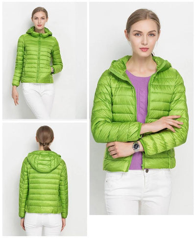 Schicke leichte Daunenjacke