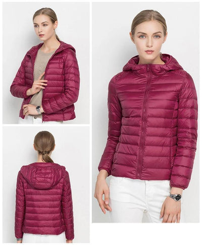 Schicke leichte Daunenjacke